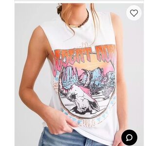 American Highway Graphic Desert Muscle Tee